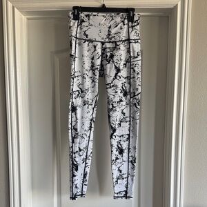 Marble Print Women's Leggings